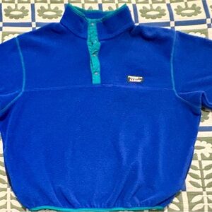 Vintage L.L. Bean Royal Blue Pullover Fleece